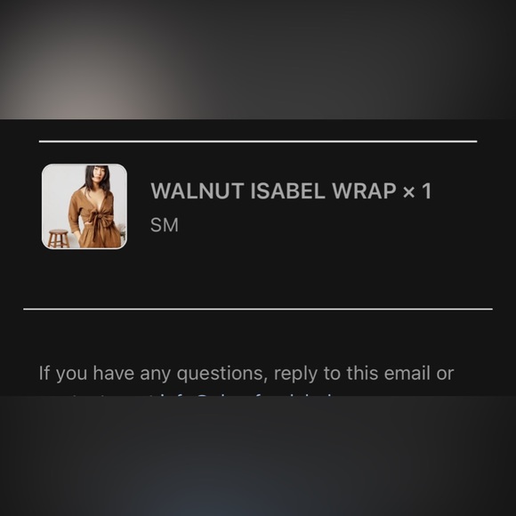 Free label reversible wrap top - Picture 7 of 7